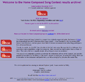 The index page of the second website in its final update from late 2017